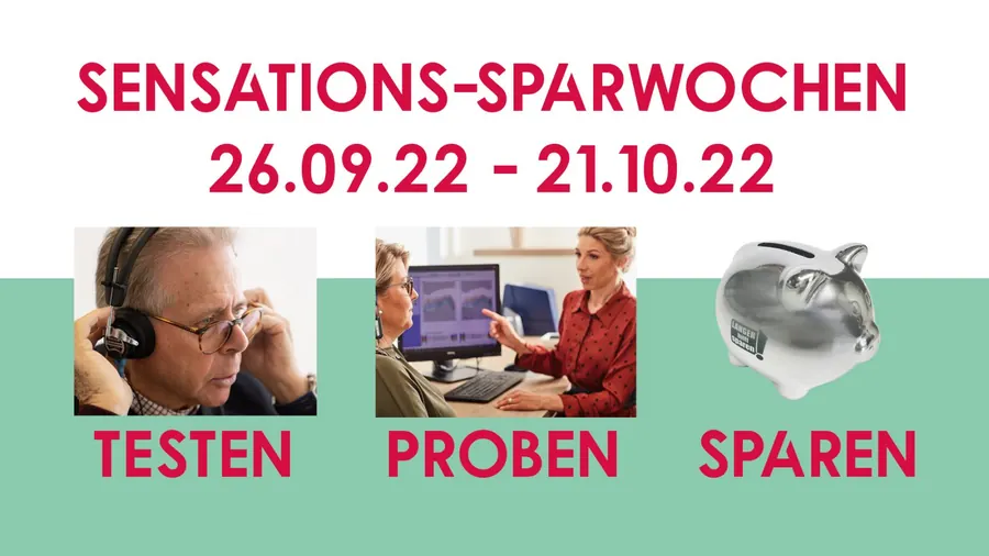 Sensations-Sparwochen – 26. September 2022 bis 21. Oktober 2022