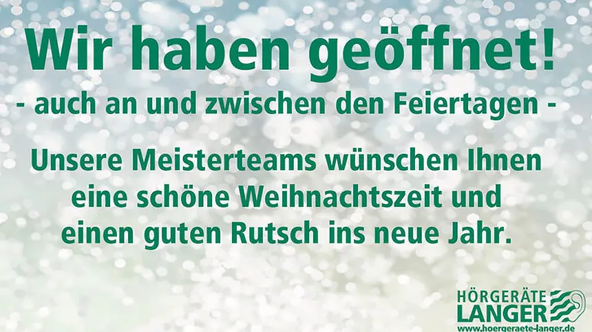 Trotz Lockdown und Feiertagen – Unsere Meisterteams sind für Sie da!