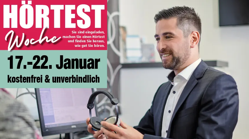 Überprüfen Sie Ihr Gehör – kostenfrei und unverbindlich!