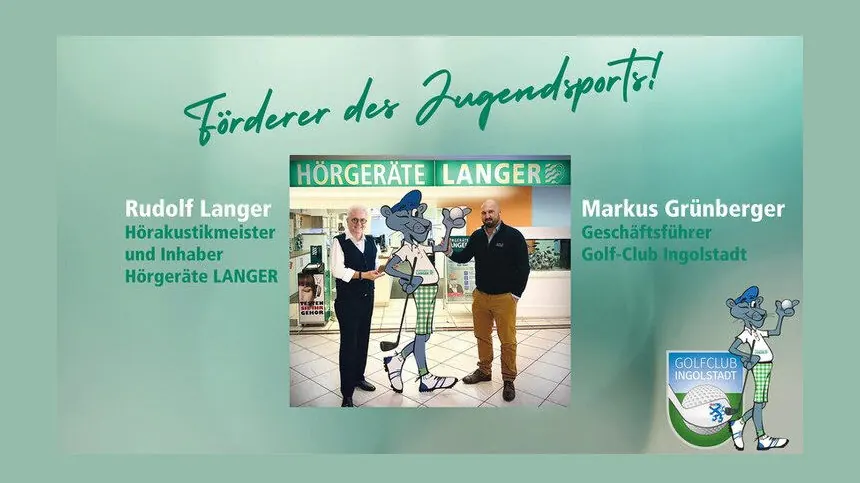 Wir sind Förderer des Jugendsports – jetzt auch für den Golf-Club Ingolstadt!